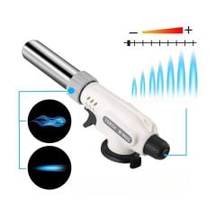 KanguruMarkt® 1300°C Çok Amaçlı Gaz Torch Çakmak - Mutfak, Mangal, Lehimleme Pürmüz Alev Tabancası