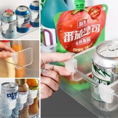 KanguruMarkt®  10'luŞeffaf Buzdolabı Yan Kapı Düzenleyici Buzdolabı Dolap İçi Bölümleyici Aparatlar