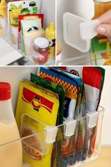 10'lu Şeffaf Buzdolabı Dolap İçi Bölümleyici Aparatlar