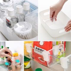 10'lu Şeffaf Buzdolabı Dolap İçi Bölümleyici Aparatlar