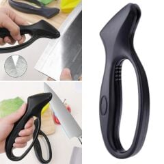 KanguruMarkt® Kolay Tutuş Saplı Paslanmaz Çelik Manuel Bıçak Bileme Aleti