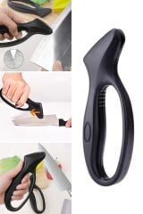 KanguruMarkt® Kolay Tutuş Saplı Paslanmaz Çelik Manuel Bıçak Bileme Aleti