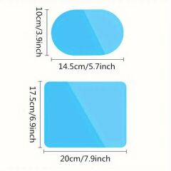 4 Parça Yan Aynalar ve Yan Camlar İçin Cam Buğu Önleyici Film Seti