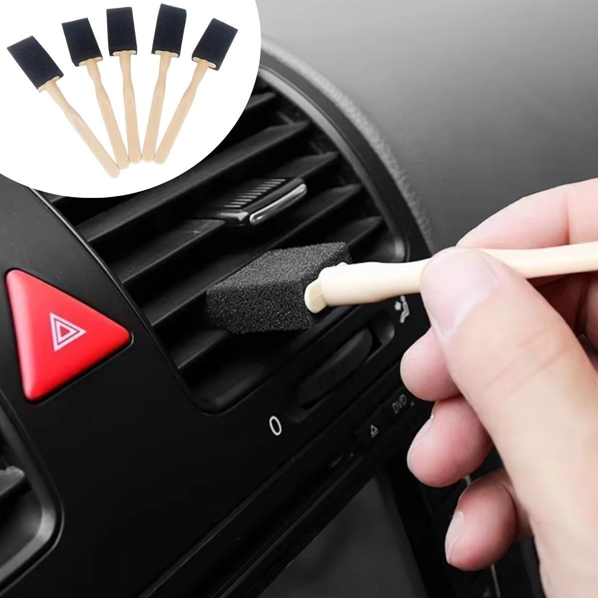 5'li Araba Havalandırma Temizleme Fırçaları