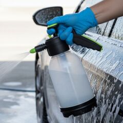 2 Başlıklı Oto Köpük, Su Püskürtme ve Bitki Bakım Sulama Aleti