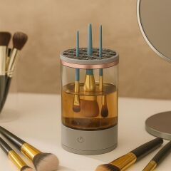 USB Şarjlı Makyaj Fırçası Temizleyici