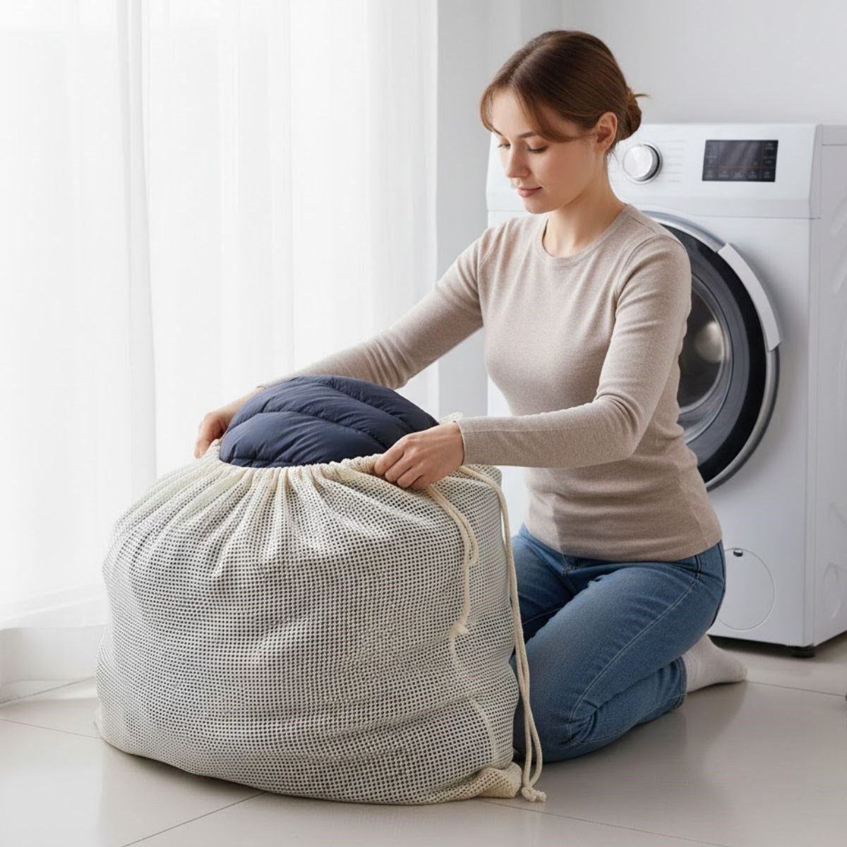 Battal Boy Mont Yıkama Filesi