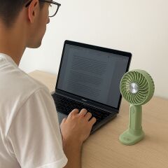 Masa Üstü Standlı USB ile Şarj Olabilen 3 Ayarlı Fan