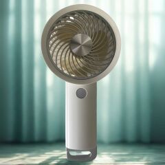 KanguruMarkt®  USB ile Şarj Olabilen 3 Ayarlı Fan Modlu Çanta Tipi El Fanı