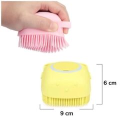 Yumuşak Silikon Esnek Jel Hazneli Masaj Fonksiyonlu Duş Lifi