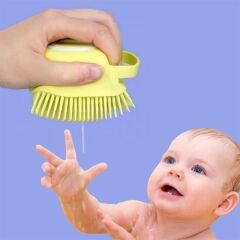 Yumuşak Silikon Esnek Jel Hazneli Masaj Fonksiyonlu Duş Lifi