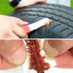 KanguruMarkt® 10 Adet Lastik Onarım İçin Lastik Tamir Fitili Yedek Lastik Fitili