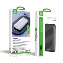 KanguruMarkt® Mikro Type-C USB Hızlı Şarj Edebilen 10000 mAh Powerbank