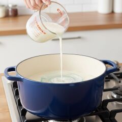 Cam Süt Kaynatma ve Taşma Önleyici Aparat