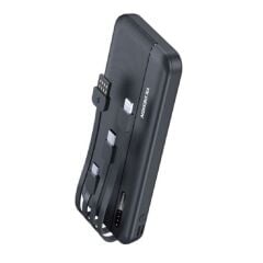 KanguruMarkt® 10000 mAh Micro Type-C USB Lightning 4 Kablolu Hızlı Kablosuz Şarj Powerbank