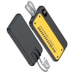 KanguruMarkt® 10000 mAh Hızlı Şarj Özellikli Aynı Anda 4 Cihazı Şarj Edebilen Powerbank