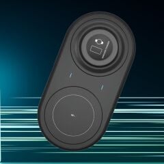 KanguruMarkt® 2si 1arada Kablosuz Saat,Kulaklık ve Telefon Hızlı Şarj Etme Aparatı