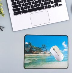KanguruMarkt® 25x32 cm Küçük Boy Mouse Pad Manzara Ada