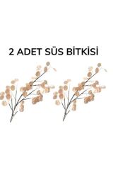 KanguruMarkt® 100 cm Dekoratif Dallı Sedef Ağacı Çiçeği Yapay Sahte Süs Bitkisi