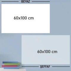 KanguruMarkt® Ders Çalışma Yazı Tahtası Manyetik Duvar Stickerı 100x60 cm