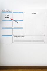 KanguruMarkt® Haftalık Planlayıcı Manyetik Duvar Stickerı Takvim 56 cm x 70 cm