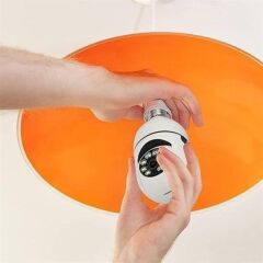 WiFi Panoramik Ampul Kamera Gece Görüş Ses Akıllı Hareket Algılayıcı