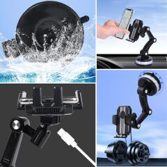 Araç İçi Vantuzlu Telefon Tutucu