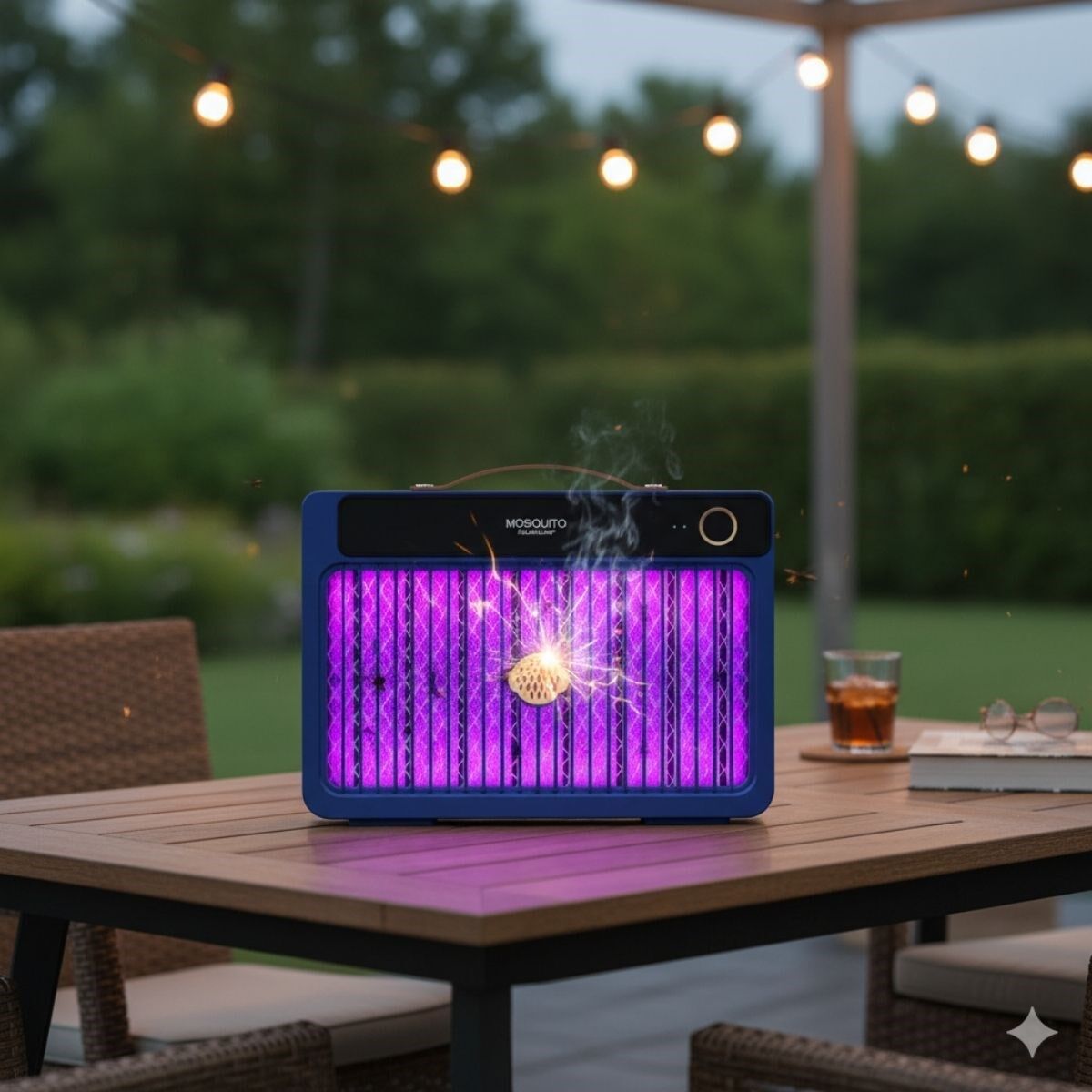 4000mAh Şarj Edilebilir Kablosuz 3000V Sivrisinek Öldürücü