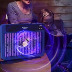 4000mAh Şarj Edilebilir Kablosuz 3000V Sivrisinek Öldürücü