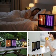 Sessiz ve Güçlü Sivrisinek Tuzağı UV Işıklı Şarjlı