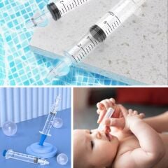 KanguruMarkt® Yeniden Kullanılabilir, Manuel Burun Temizleyici 10ml Kapasiteli Burun Açıcı Şırınga