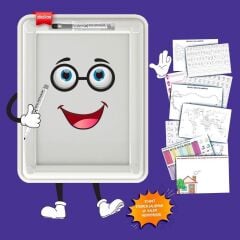 KanguruMarkt 32 Farklı Etkinlikli Kalem ve Silgi Hediyeli Eğitici Sihirli Etkinlik Tahtası