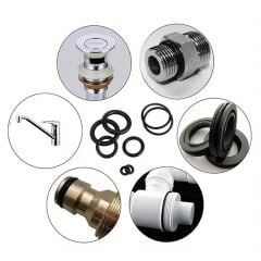 KanguruMarkt® 225 Parça Kauçuk Conta Seti ,Kendiliğinden Saklama Kutulu O Halkası Seti