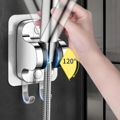 KanguruMarkt®  Kendiliğinden Güçlü Yapışkanlı Askılı Duş Başlık Tutucu