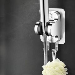 KanguruMarkt®  Kendiliğinden Güçlü Yapışkanlı Askılı Duş Başlık Tutucu