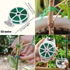 50 M Kendiliğinden Kesici Bıçaklı Saksı Sabitleme Teli