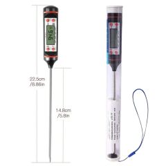 KanguruMarkt® Dijital Gıda Termometresi Süt,Et,Yoğurt Mayalama,Mama Derecesi Ölçer Gıda Termometresi