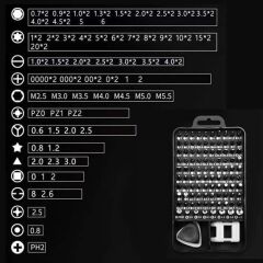 115 in 1 Elektronik Hassas Tornavida Seti
