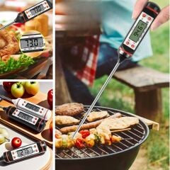 KanguruMarkt® Dijital Gıda Termometresi Süt,Et,Yoğurt Mayalama,Mama Derecesi Ölçer Gıda Termometresi