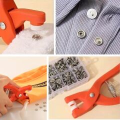 Plastik Tekstil Ürünleri İçin Çıtçıt Takma Aleti