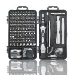 KanguruMarkt®  Hassas Tornavida Seti Bilgisayar Pc Telefon Onarım Aracı Seti Manyetik 115 in 1 Tornavida Seti