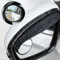 2 Adet Kendinden Aynalı, Karbon Fiber Görünümlü, Yan Ayna Yağmur, kar Koruyucuları