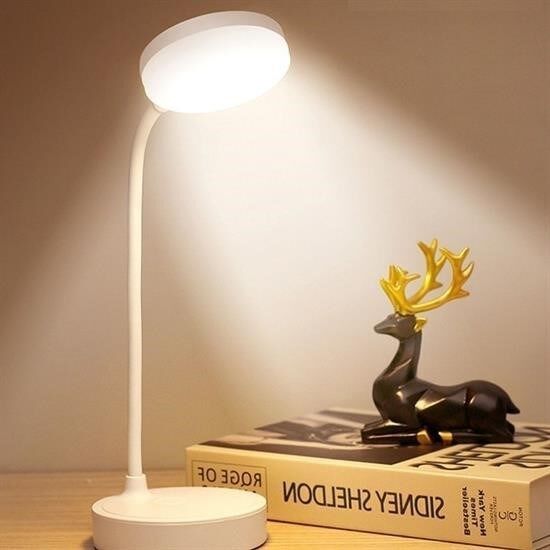 Yuvarlak USBli Dokunmatik 3 Kademeli Özel Göz Korumalı Masa Lambası