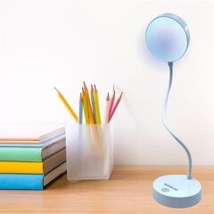 Yuvarlak USBli Dokunmatik 3 Kademeli Özel Göz Korumalı Masa Lambası