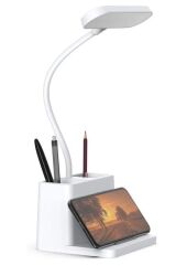 KanguruMarkt® Kalemlikli USBli Dokunmatik 3 Kademeli 360 Derece Özel Göz Korumalı led Lityum Masa Lambası