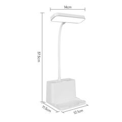 KanguruMarkt® Kalemlikli USBli Dokunmatik 3 Kademeli 360 Derece Özel Göz Korumalı led Lityum Masa Lambası