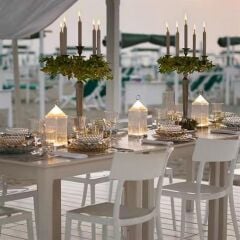 KanguruMarkt® Fener Model USB Şarjlı Dokunmatik 3 Farklı Işık Modlu Masa Üstü Kristal Akrilik Lamba Led