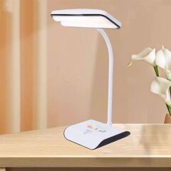 KanguruMarkt® Şarjlı Oynar Esnek Başlıklı Dokunmatik 3 Farklı Modda Yanan Kaymaz Taban LED Masa Lambası