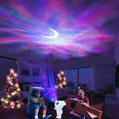 KanguruMarkt® Stickerlı ,Kumandalı ASTRONOT Model Gece Lambası