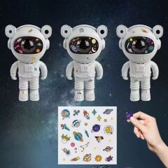 Stickerlı Kumandalı ASTRONOT Model Gece Lambası